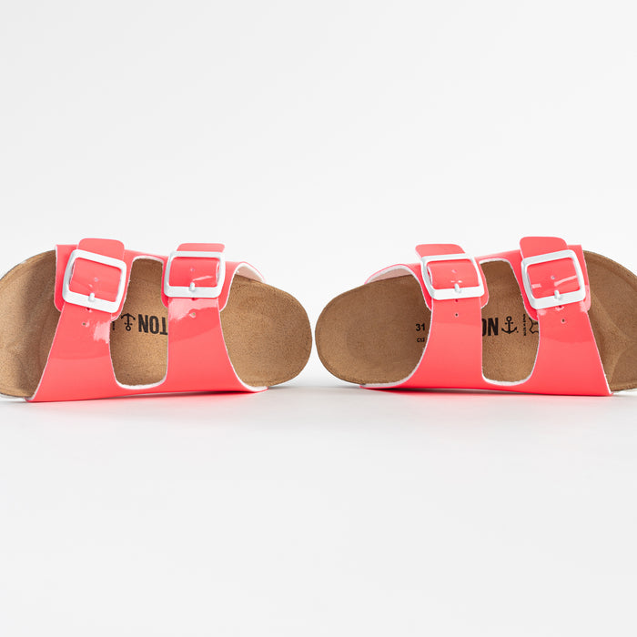 Bayton Sandales Atlas Rose Fluo 2 Brides Bayton Enfant