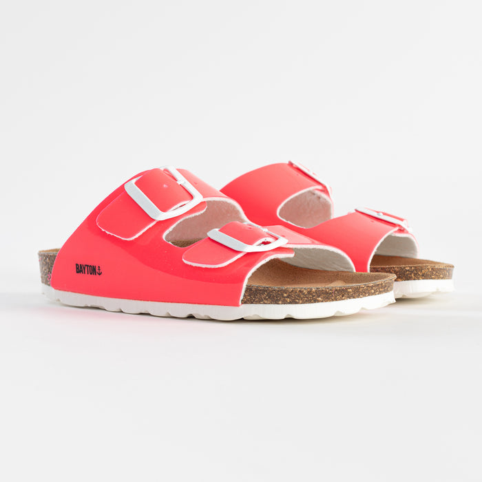 bayton Sandales Atlas Rose Fluo 2 brides Bayton enfant