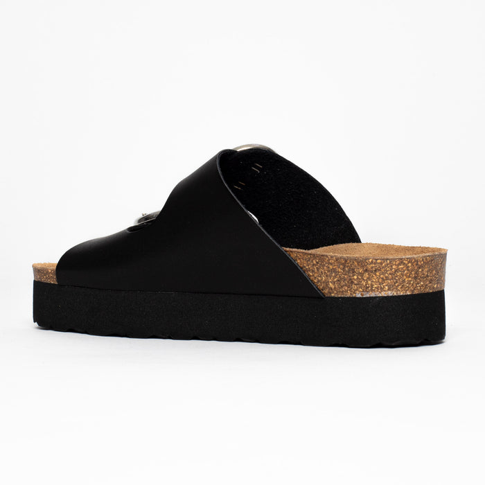 Bayton Sandales Barcelone Noir à Plateforme Bayton Femme