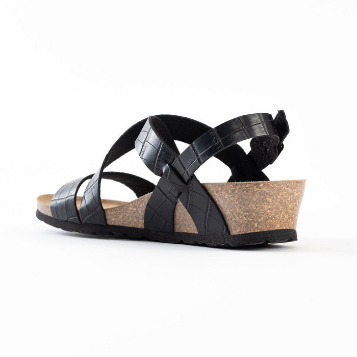 Bayton Sandales Berga Noir Compensées Et Semi-compensées Bayton Femme