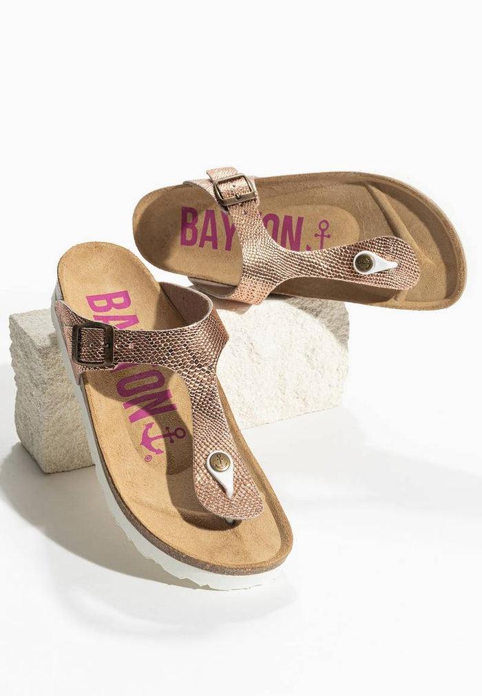 bayton Sandales Cairns Rose gold à Entre-Doigts Bayton Femme