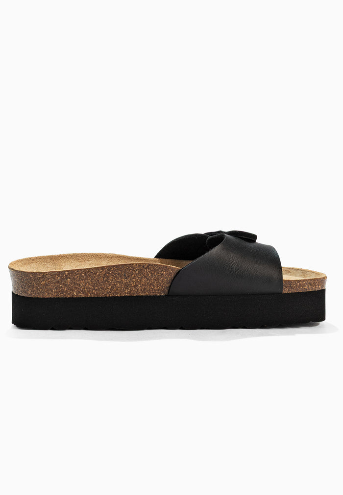 Bayton Sandales Calypso Noir à Plateforme Bayton Femme