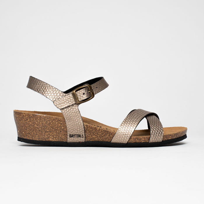 Bayton Sandales Canberra Mocha Compensées Et Semi-compensées Bayton Femme