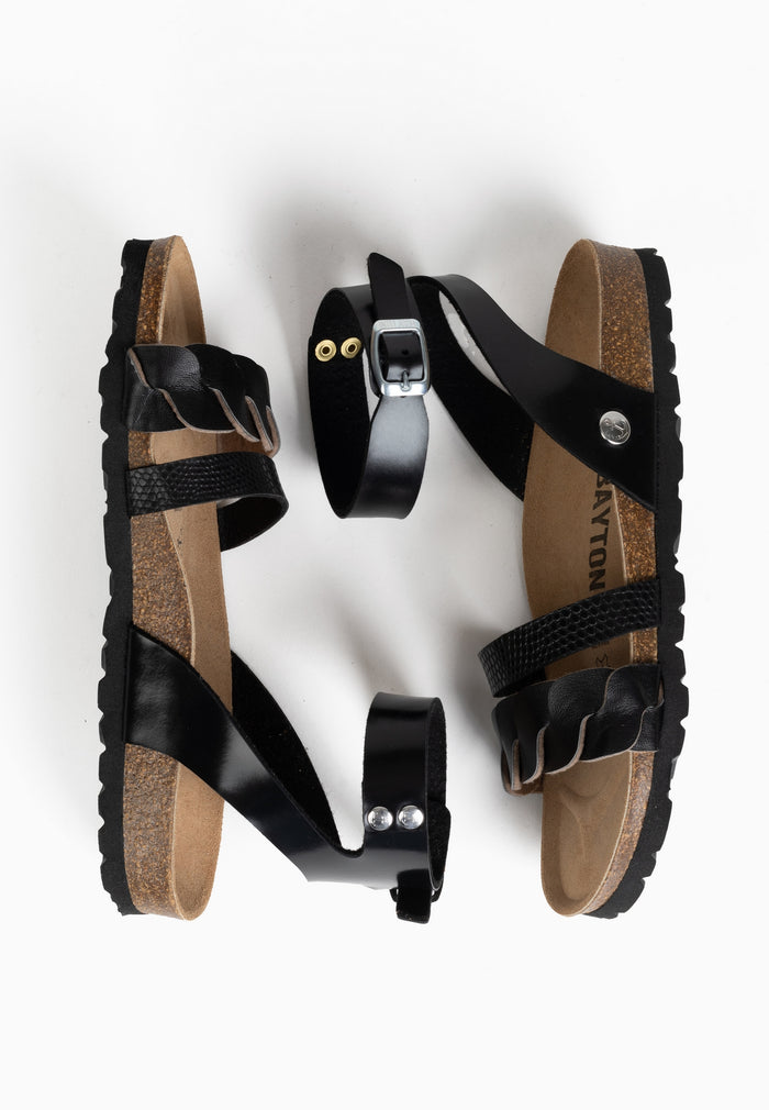 Bayton Sandales Capucine Noir Multi-Brides Bayton Femme