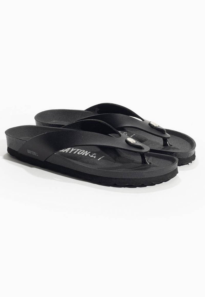 bayton Sandales Chagall Noir à Entre-Doigts Bayton Femme