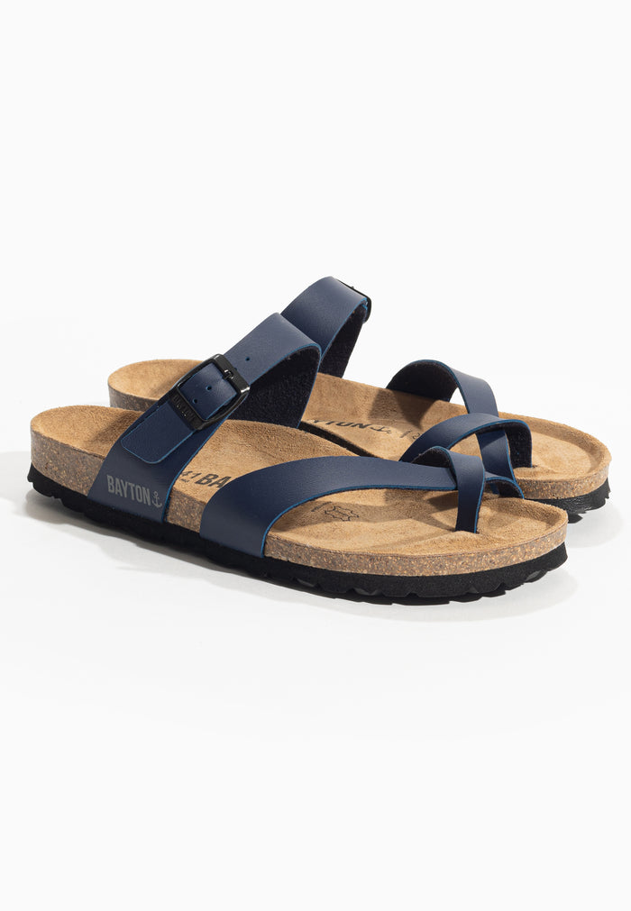 Bayton Sandales Cintra Bleu Marine à Entre-Doigts Bayton Homme