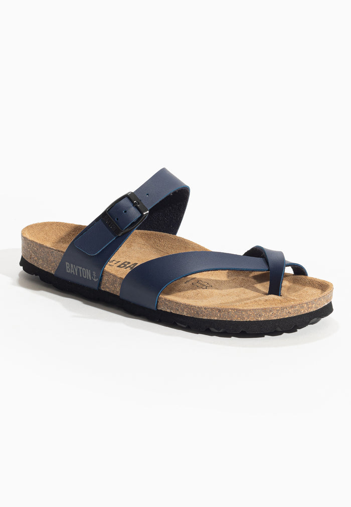 Bayton Sandales Cintra Bleu Marine à Entre-Doigts Bayton Homme