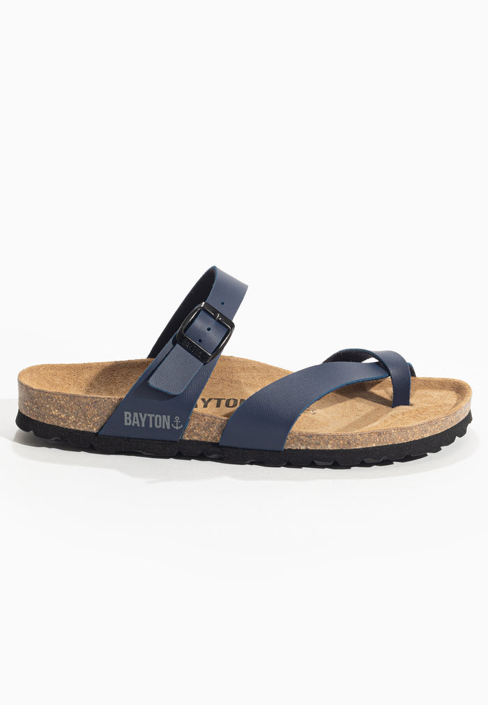 Bayton Sandales Cintra Bleu Marine à Entre-Doigts Bayton Homme