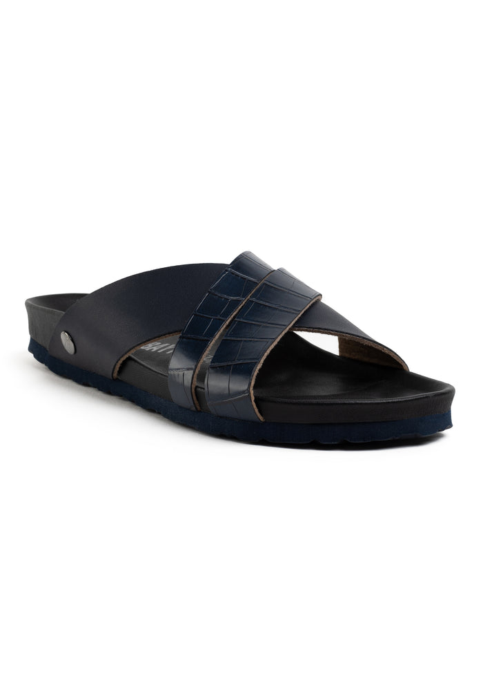 Bayton Sandales Conrad Bleu Marine Multi-Brides Bayton Homme