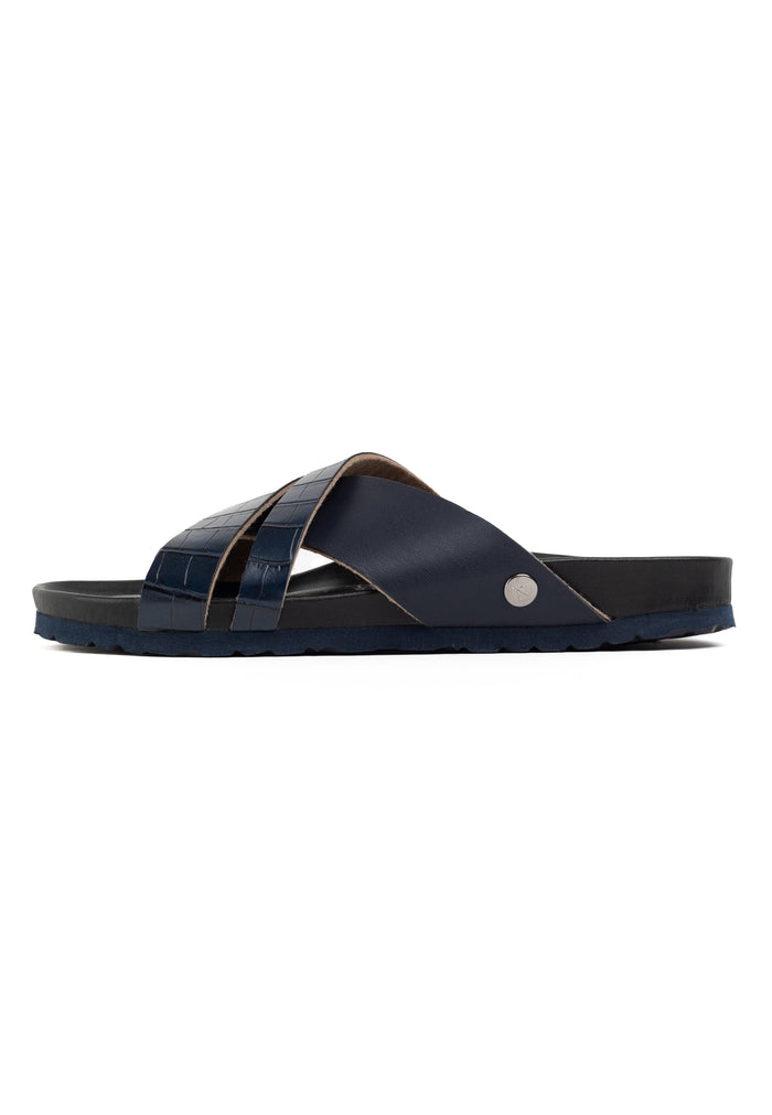 Bayton Sandales Conrad Bleu Marine Multi-Brides Bayton Homme