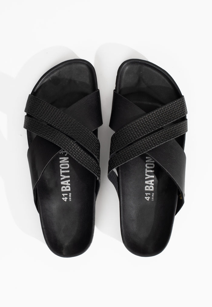 Bayton Sandales Conrad Noir Multi-Brides Bayton Homme