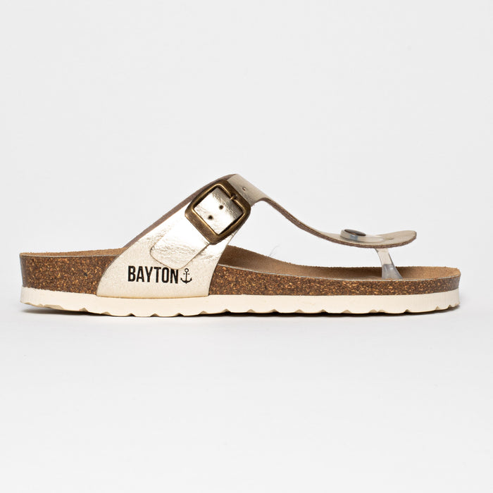 Bayton Sandales Cordoba Platinium à Entre-Doigts Bayton Femme