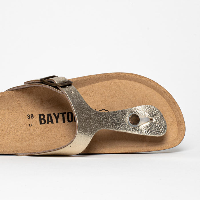 bayton Sandales Cordoba Platinium à Entre-Doigts Bayton Femme