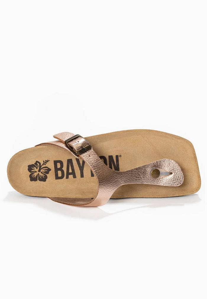 Bayton Sandales Cordoba Rose Gold à Entre-Doigts Bayton Femme