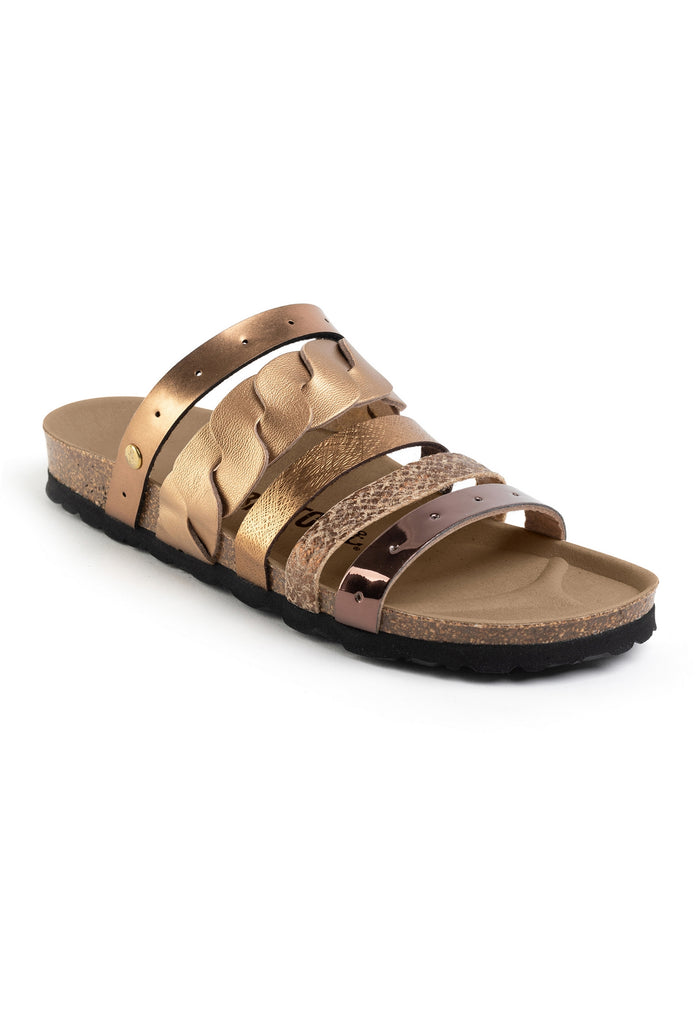 Bayton Sandales Cristal Bronze Multi-Brides Bayton Femme