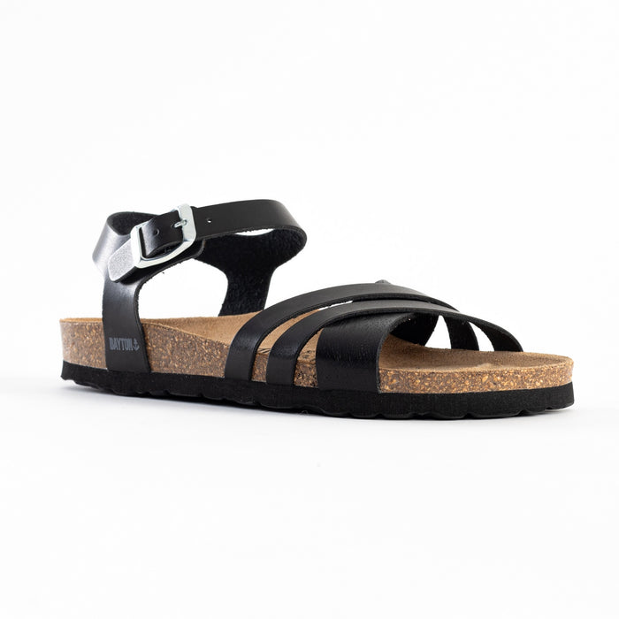 bayton Sandales Denia Noir Multi-Brides Bayton femme