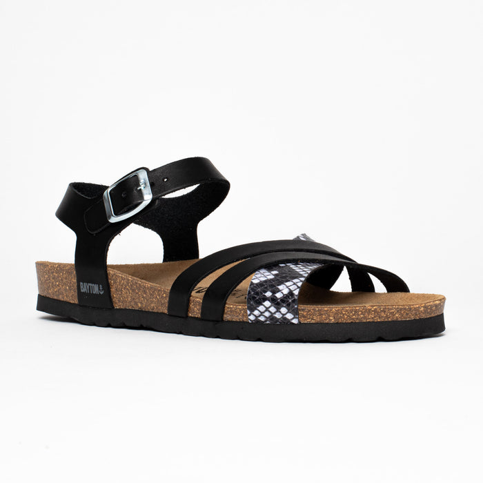 Bayton Sandales Denia Noir Multi-Brides Bayton Femme