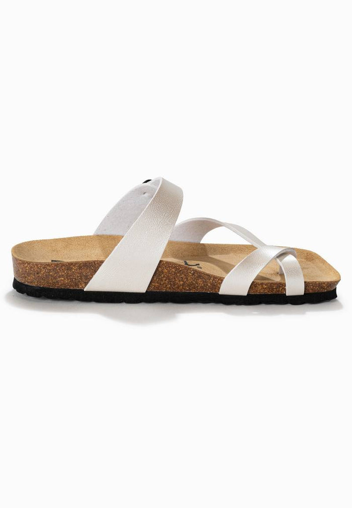 Bayton Sandales Diane Argent Clair à Entre-Doigts Bayton Femme