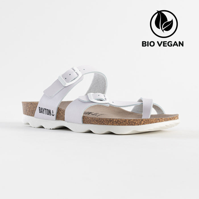 bayton Sandales Diane Blanc à Entre-Doigts Bayton Femme