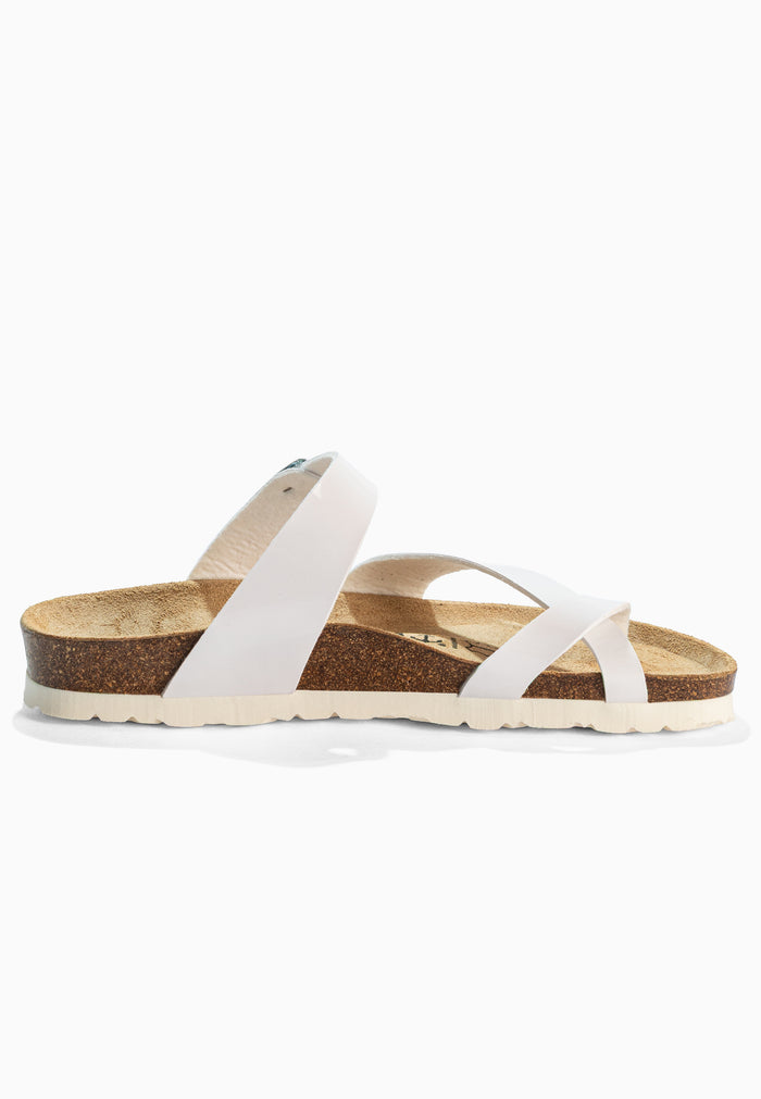 Bayton Sandales Diane Blanc à Entre-Doigts Bayton Femme