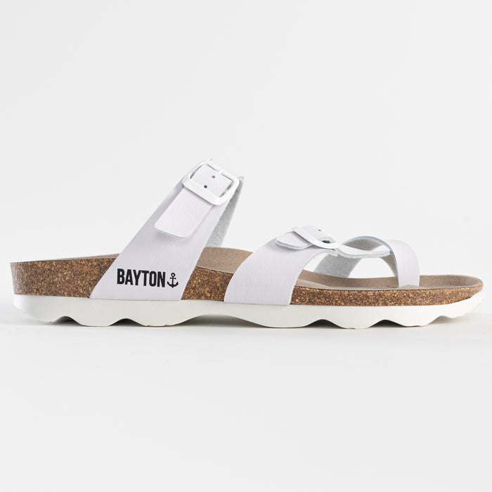 Bayton Sandales Diane Blanc à Entre-Doigts Bayton Homme