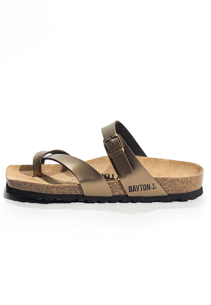 Bayton Sandales Diane Bronze à Entre-Doigts Bayton Femme