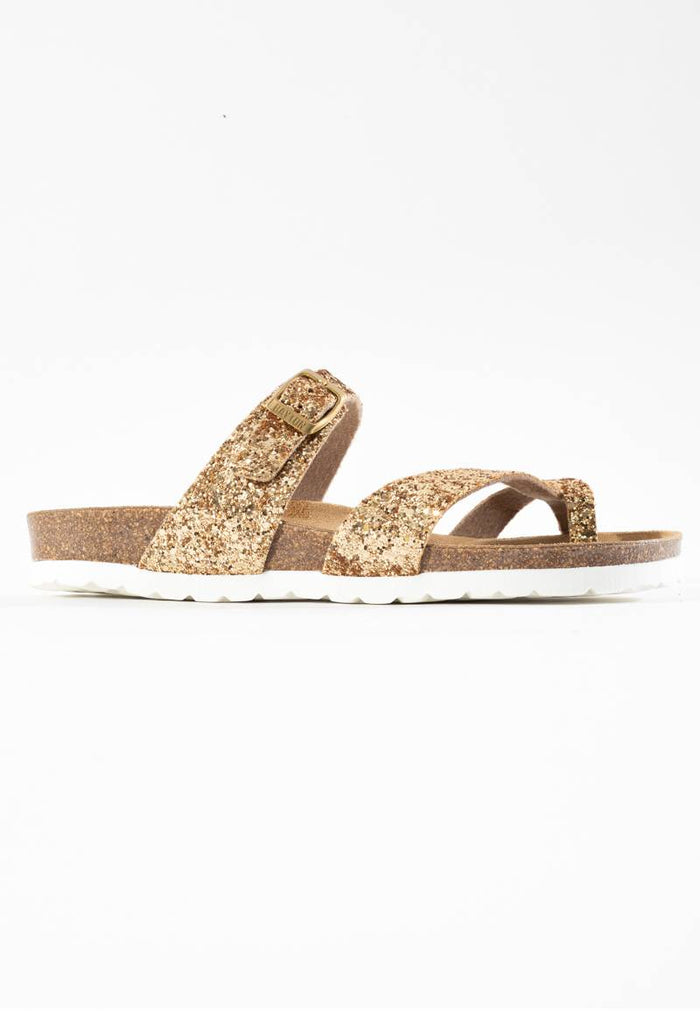 bayton Sandales Diane Dorées à Entre-Doigts Bayton Femme