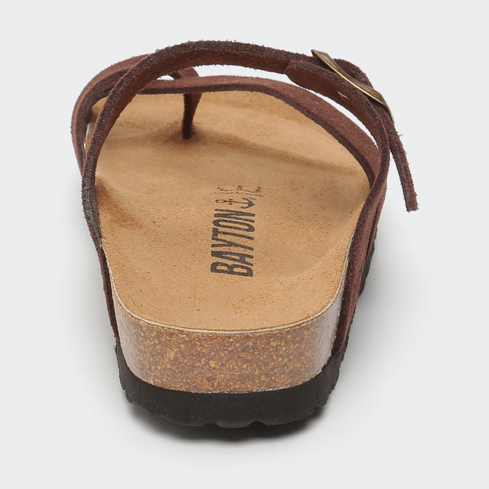 Bayton Sandales Diane Marron à Entre-Doigts Bayton Femme