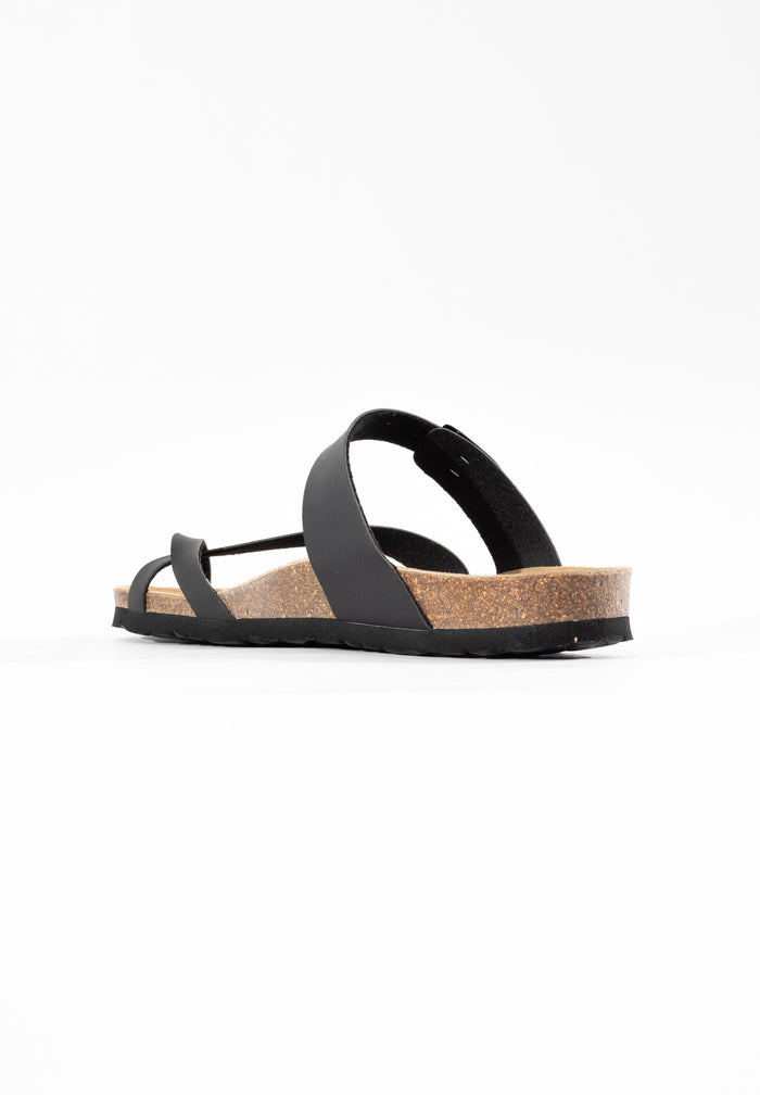 Bayton Sandales Diane Noir à Entre-Doigts Bayton Homme