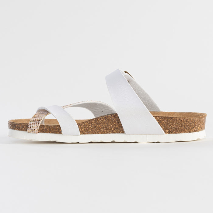 Bayton Sandales Diane Noir Et Fuschia à Entre-Doigts Bayton Femme