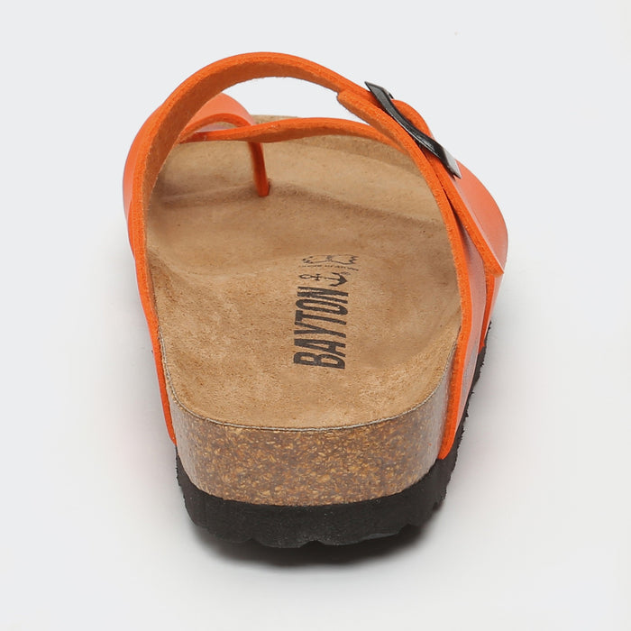 Bayton Sandales Diane Orange à Entre-Doigts Bayton Femme