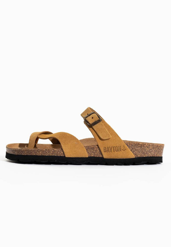 Bayton Sandales Diane Taupe à Entre-Doigts Bayton Femme