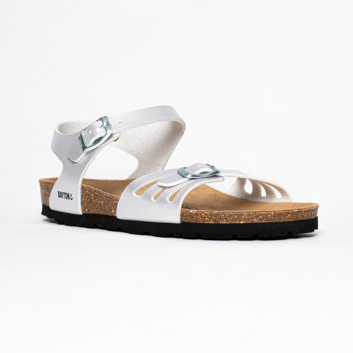 Bayton Sandales Eos Argentées Multi-Brides Bayton Femme