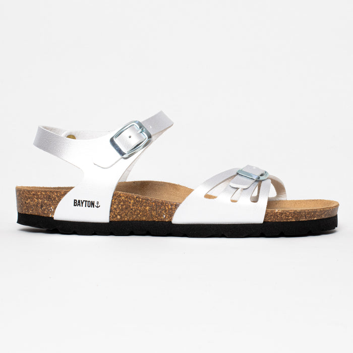Bayton Sandales Eos Argentées Multi-Brides Bayton Femme