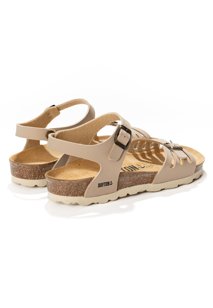 Bayton Sandales Eos Camel Multi-Brides Bayton Femme