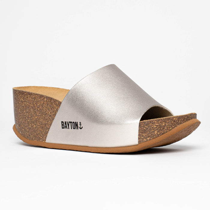 Bayton Sandales Fuerte Argent Compensées Et Semi-compensées Bayton Femme