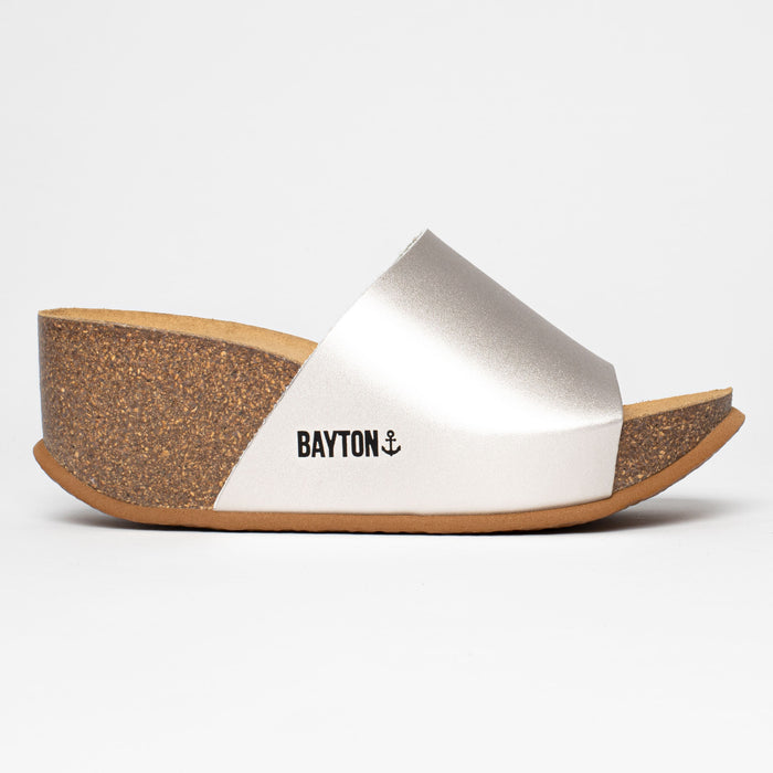 Bayton Sandales Fuerte Argent Compensées Et Semi-compensées Bayton Femme