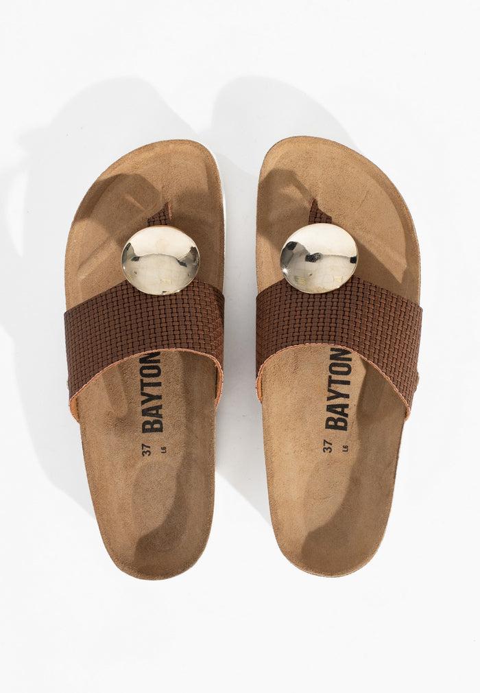 Bayton Sandales Galante 1 Bride Marron à Entre-Doigts Bayton Femme