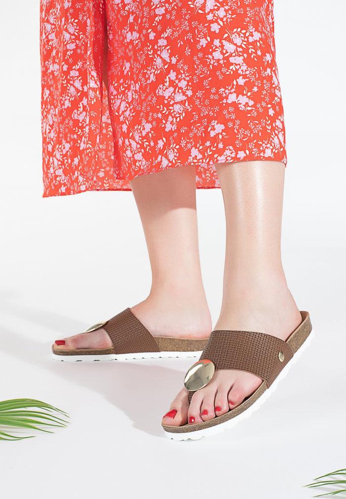 Bayton Sandales Galante 1 Bride Marron à Entre-Doigts Bayton Femme