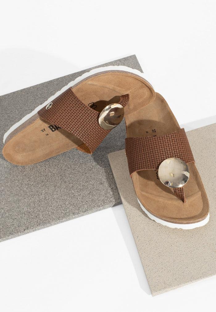 bayton Sandales Galante 1 Bride Marron à Entre-Doigts Bayton Femme