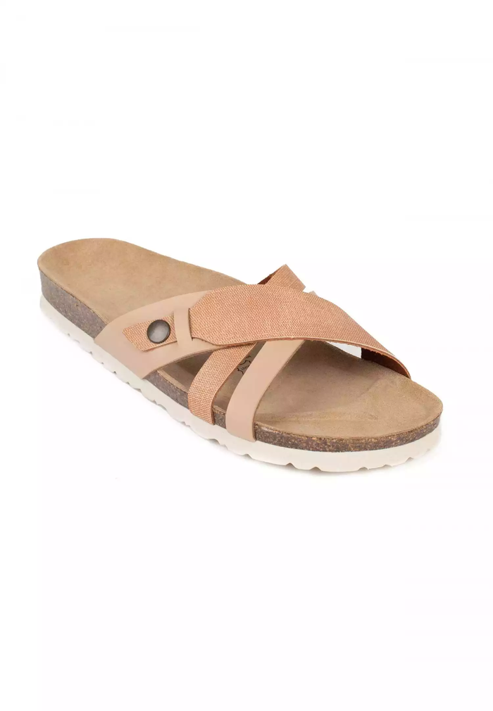 Bayton Sandales Gatien Camel Et Beige Multi-Brides Bayton Homme