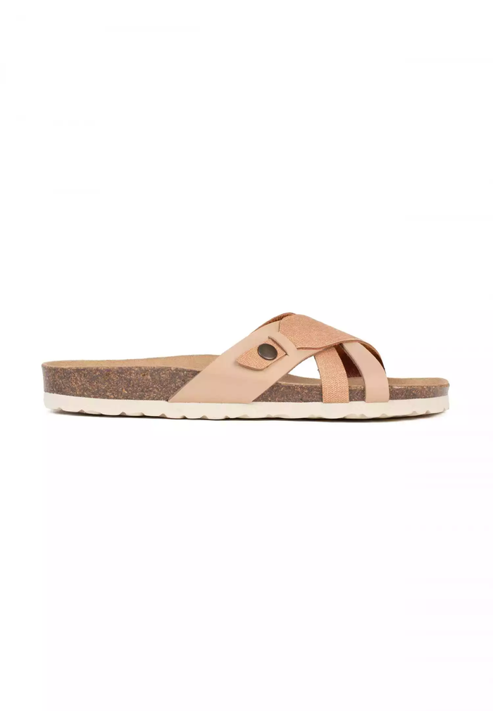 Bayton Sandales Gatien Camel Et Beige Multi-Brides Bayton Homme