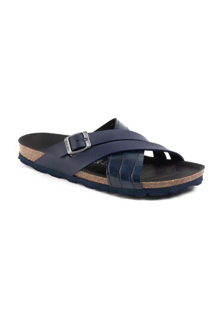 Bayton Sandales Gautier Bleu Marine Multi-Brides Bayton Homme