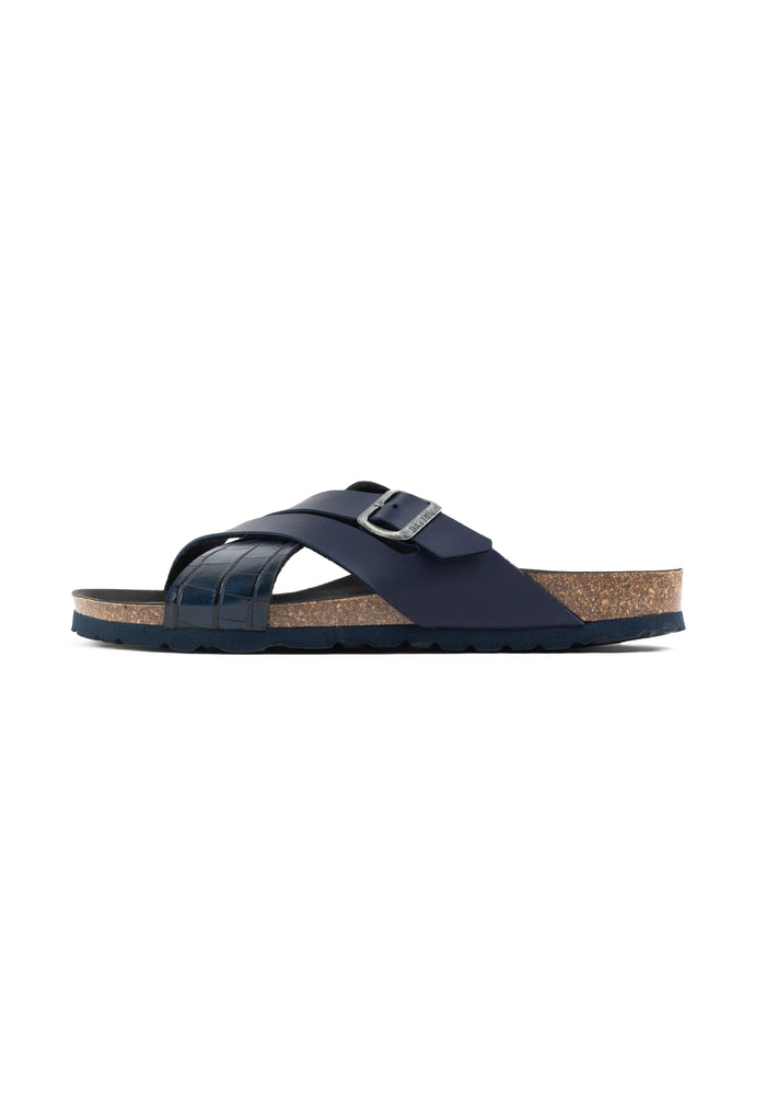 Bayton Sandales Gautier Bleu Marine Multi-Brides Bayton Homme