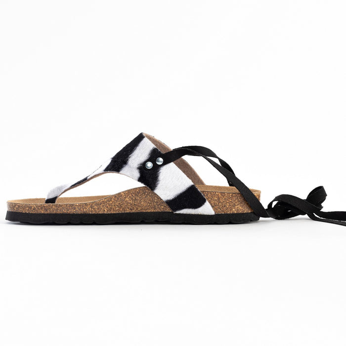 Bayton Sandales Geres Zebre à Entre-Doigts Bayton Femme