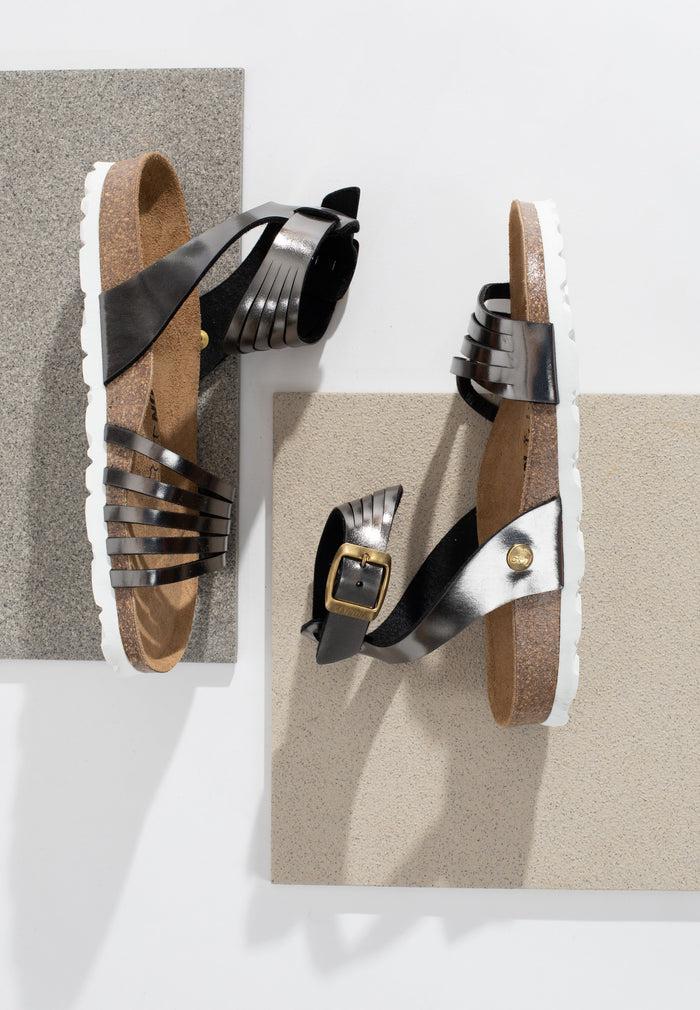 Bayton Sandales Gipsy Pewter Multi-Brides Bayton Femme