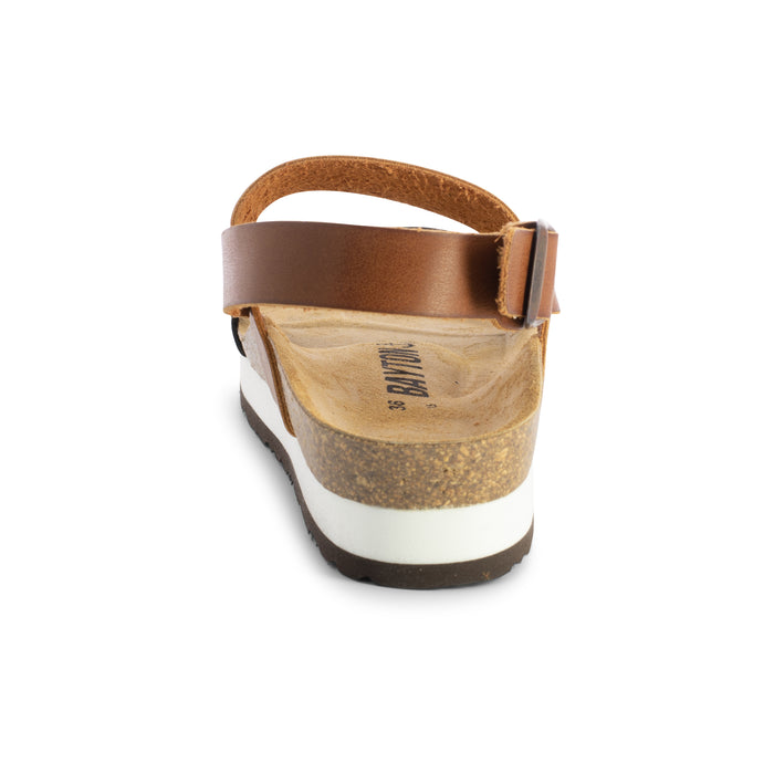 Bayton Sandales Gladstone Tan Et Cuivre à Plateforme Bayton Femme