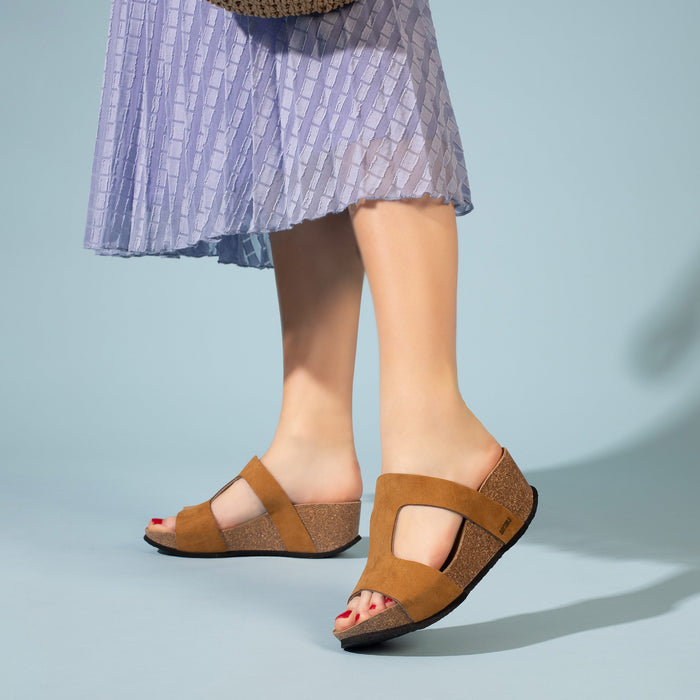 Bayton Sandales Hecate Tan Compensées Et Semi-compensées Bayton Femme