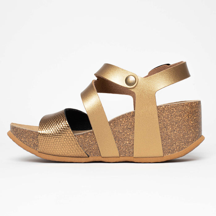 Bayton Sandales Ibiza Bronze Compensées Et Semi-compensées Bayton Femme