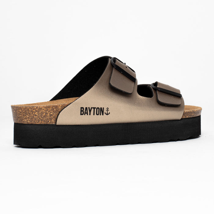 Bayton Sandales Japet Bronze à Plateforme Bayton Femme